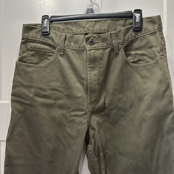 L.L. Bean Men’s Pants Size 34 x 30 100% Cotton Gently Used - Picture 2 of 8